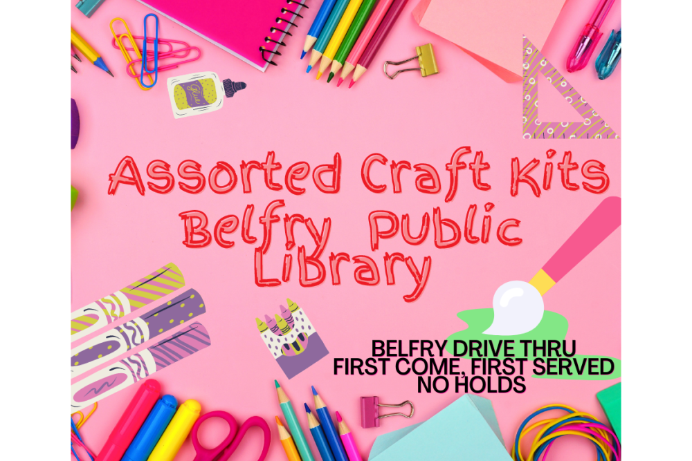 Assorted Craft Kits Belfry Public Library