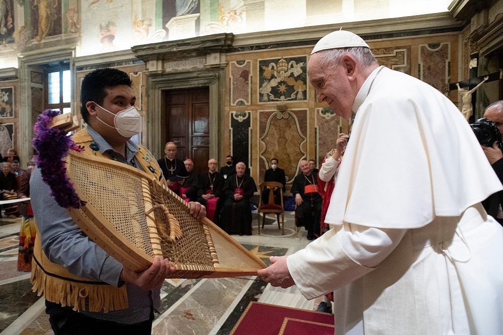 For Indigenous Canadians, Pope Francis’ age is advantage: He’s an elder