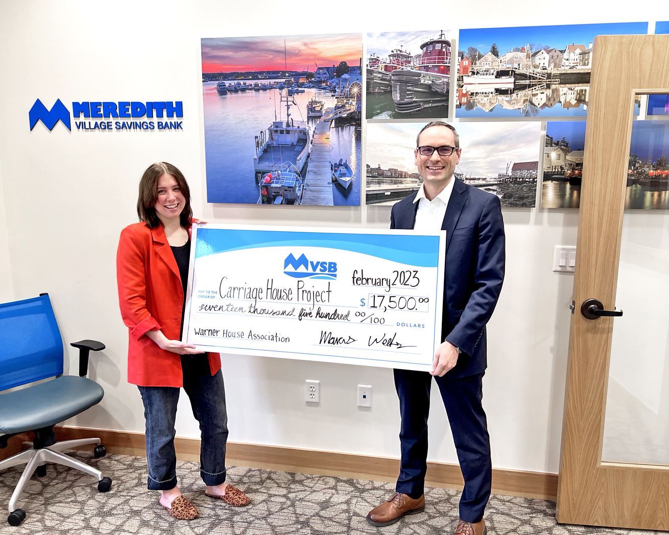 Construction of Warner House Association’s Replica Carriage House Underway with Support from MVSB