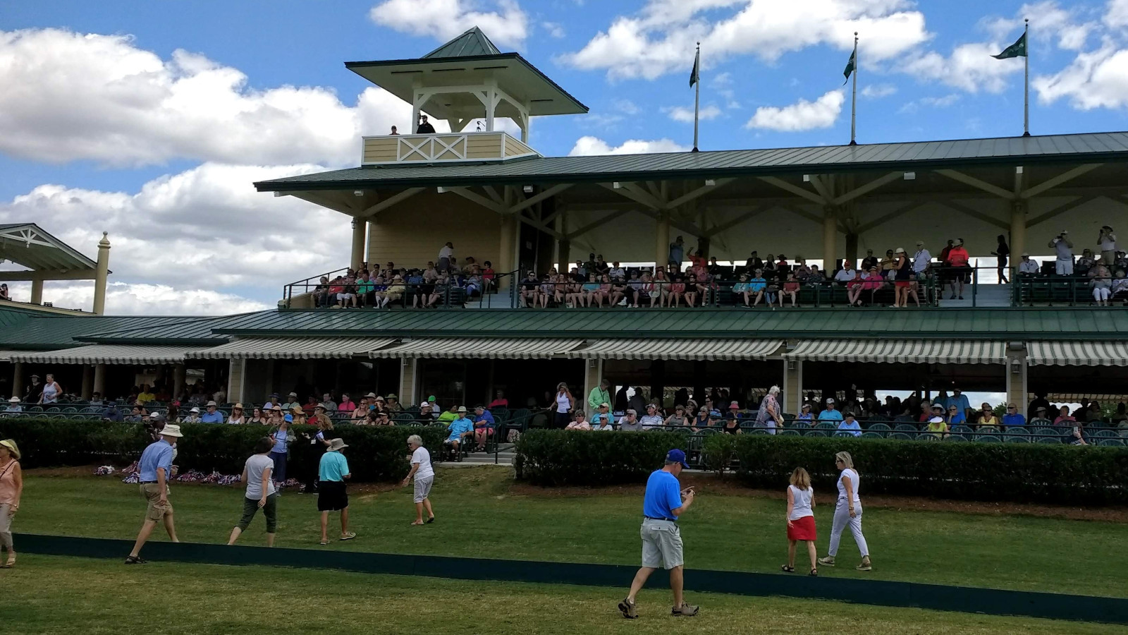 Residents of The Villages in Florida, seen here at the development%27s polo stadium, pay on average more for their homeowners%27 insurance premiums than the national average. - By Whoisjohngalt/Wikimedia Commons