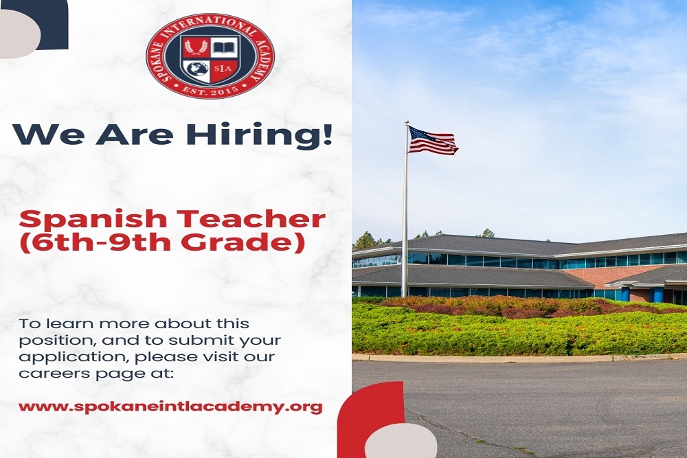 Career Opportunity – Spanish Teacher: 6th – 9th Grade