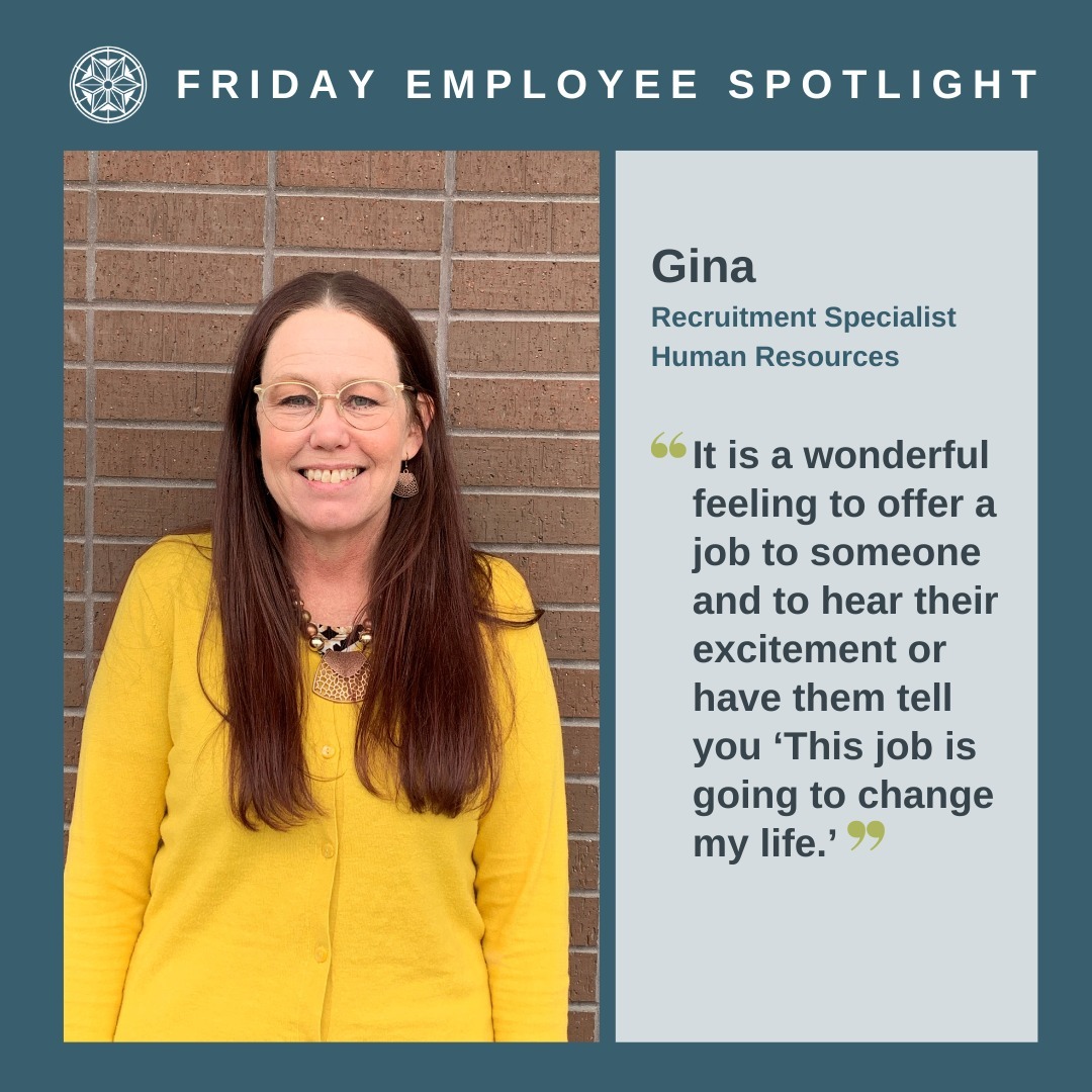 Friday Employee Spotlight: Gina Friday Employee Spotlight: Gina