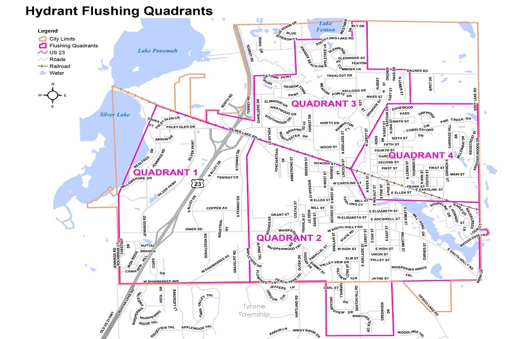 Water Department to Flush Mains in May Water Department to Flush Mains in May