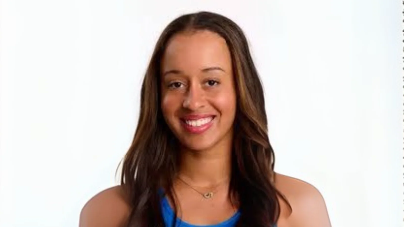 Ahmani Guichard, a junior on the UCLA women's tennis team