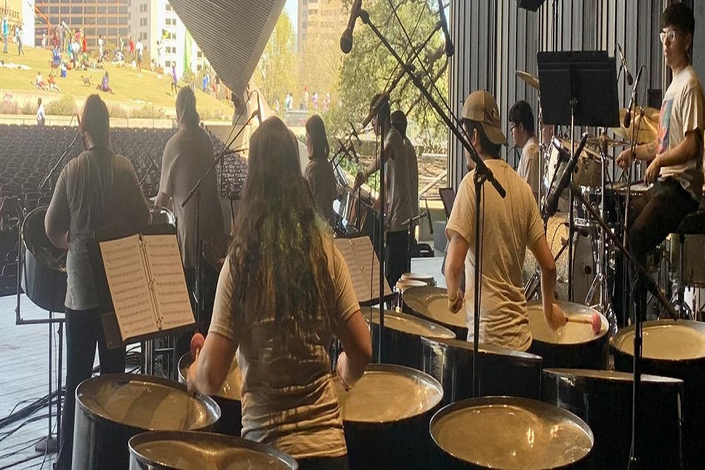 Steel drum community bands give students rhythm