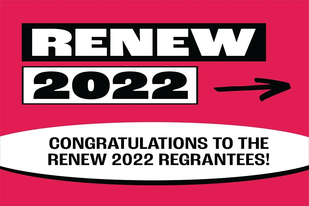 Monmouth Arts is proud to announce the recipients of Renew 2022 grants!