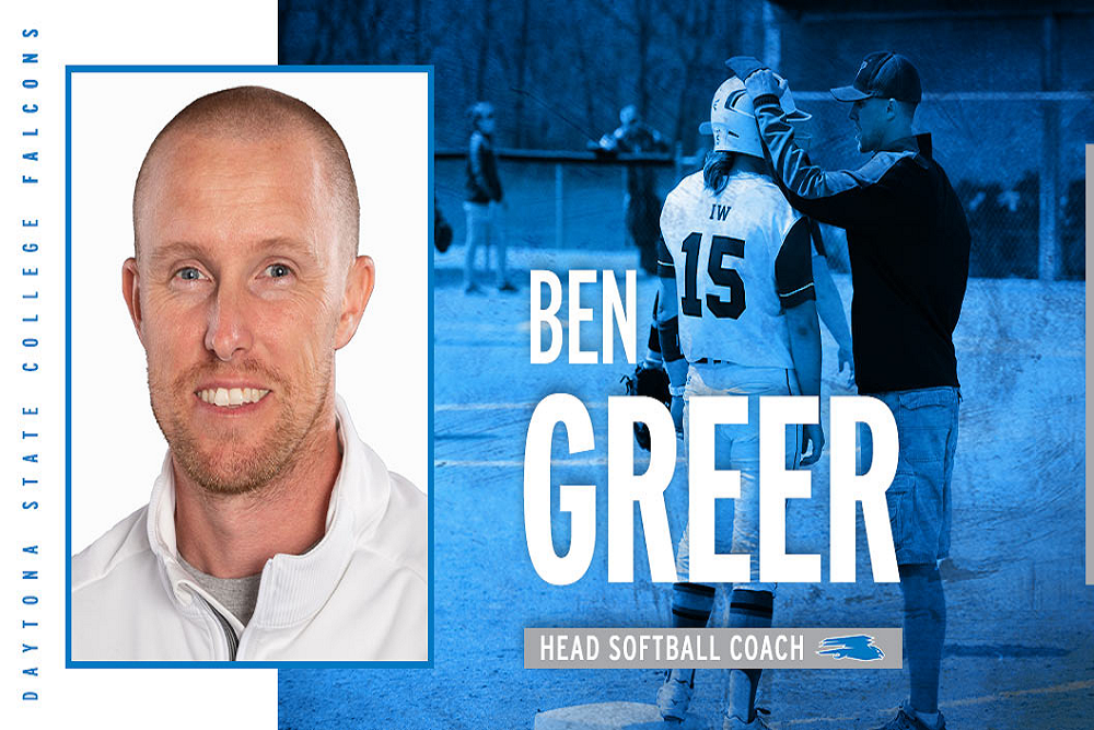 Daytona State College Tabs Ben Greer as Head Coach of the Falcons Softball Program Daytona State College Tabs Ben Greer as Head Coach of the Falcons Softball Program