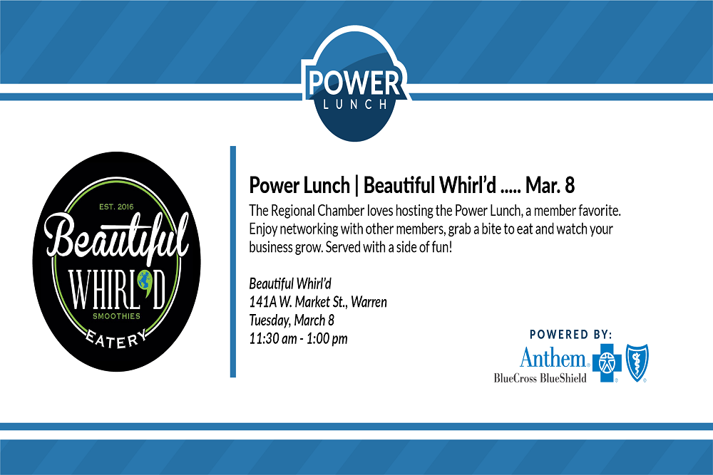Youngstown/Warren Regional Chamber of Commerce: Power Lunch: Beautiful Whirl’d Youngstown/Warren Regional Chamber of Commerce: Power Lunch: Beautiful Whirl’d