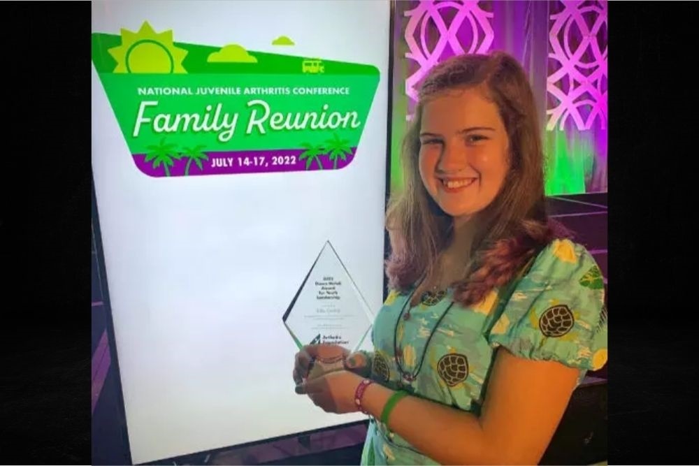 Student Recognized for Fundraising & JA Awareness