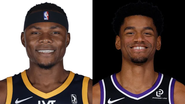 Oscar Tshiebwe and Dylan Cardwell