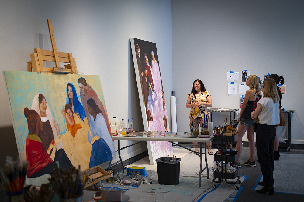 The Art Gallery at UWF presents “In Between,” an Open Studio Summer Residency and Exhibition by Marzia Ransom The Art Gallery at UWF presents “In Between,” an Open Studio Summer Residency and Exhibition by Marzia Ransom