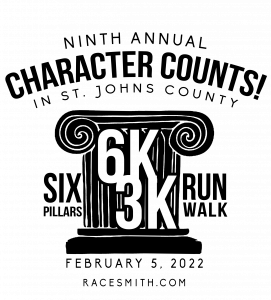 St. Johns County School District: CHARACTER COUNTS! 6K/3K Run/Walk – February 5, 2022