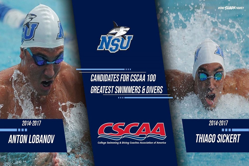 Pair of Sharks Honored as Candidates for CSCAA Top-100 Greatest Swimmers & Divers