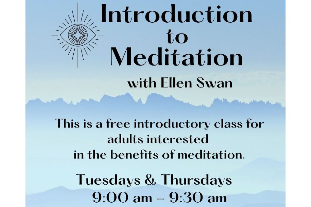 Introduction to Meditation at the Library on December 20