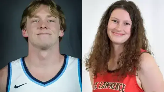 Which former Portland Maine News area high school standouts will be in action on Saturday, Feb. 22?