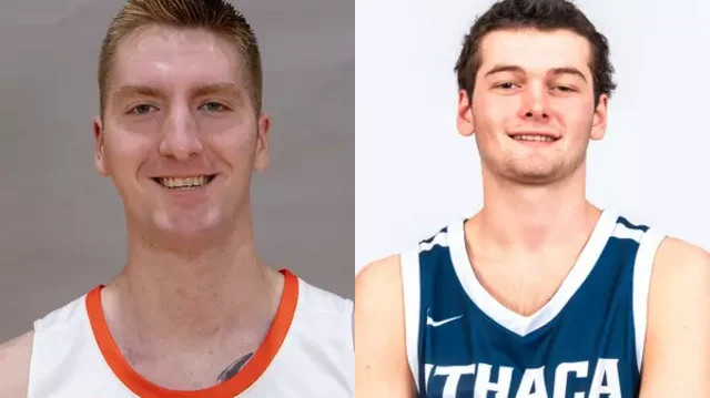 Which former Plymouth Reporter area high school standouts will be in action on Friday, Feb. 21?