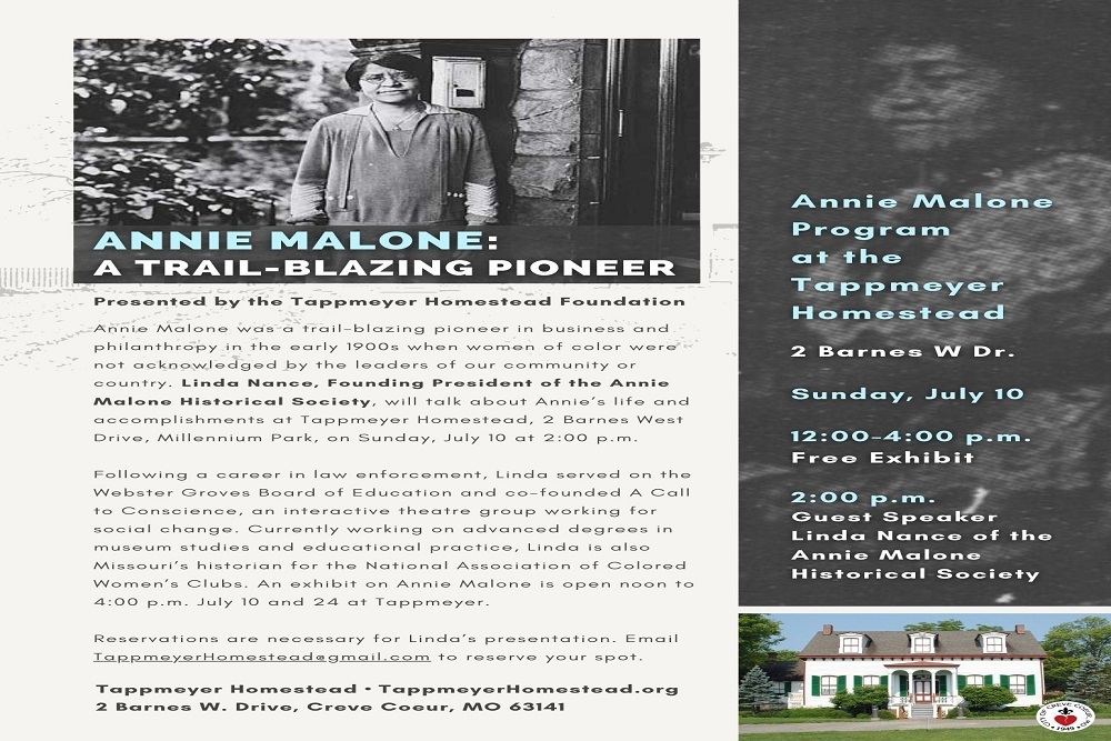 City of Creve Coeur, MO – Mark Your Calendar for the Next Guest Speaker at Tappmeyer!
