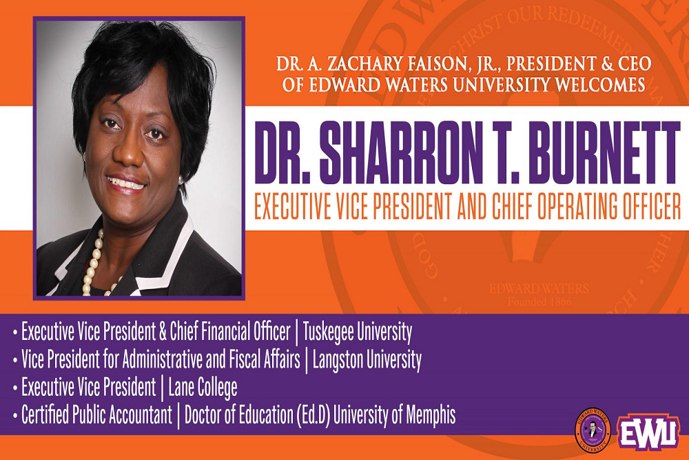 Dr. Sharron T. Burnett Appointed Executive Vice President and Chief Operating Officer