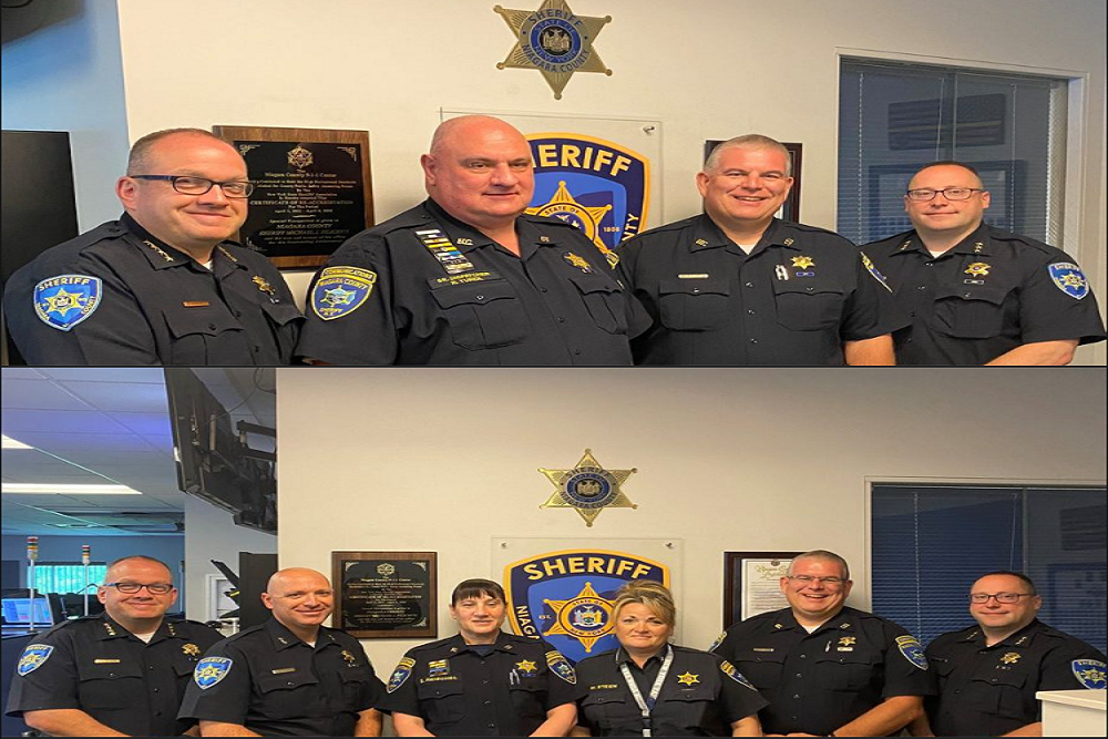 Niagara County Sheriff – Director of Emergency Communications Marc Kasprzak, Senior Dispatcher Roger Yurek, Dispatcher Sherri Reischel, and Dispatcher Melissa Steen