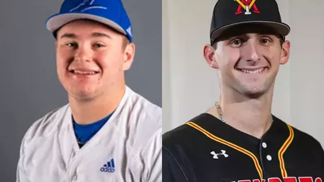 Which former North Guilford News area high school standouts will be in action on Sunday, April 27?