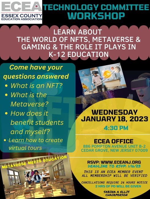 Registration is now open for the ECEA TECHNOLOGY Committee Workshop