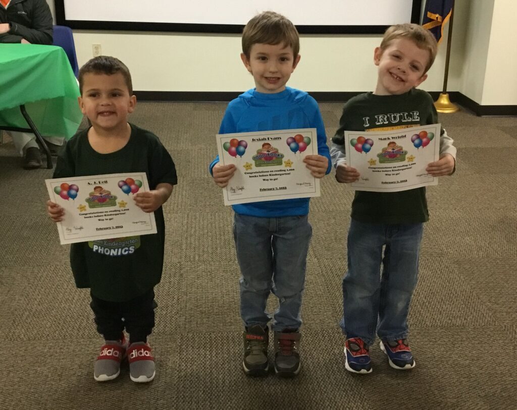 Celebrating 1000 Books Before Kindergarten For 3 Young Readers