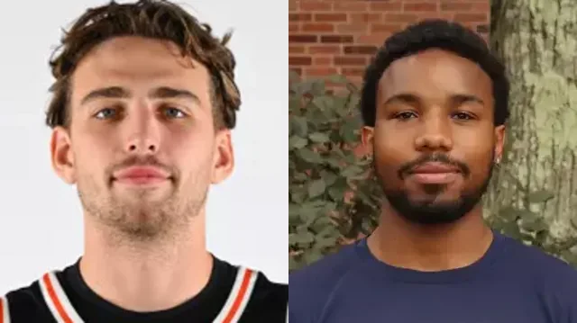 Which former West Montgomery Times area high school standouts will be in action on Friday, Feb. 14?