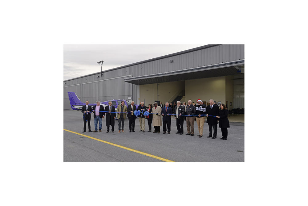 RIBBON CUTTING CEREMONY CELEBRATES NEW HANGARS AT WINCHESTER AIRPORT RIBBON CUTTING CEREMONY CELEBRATES NEW HANGARS AT WINCHESTER AIRPORT