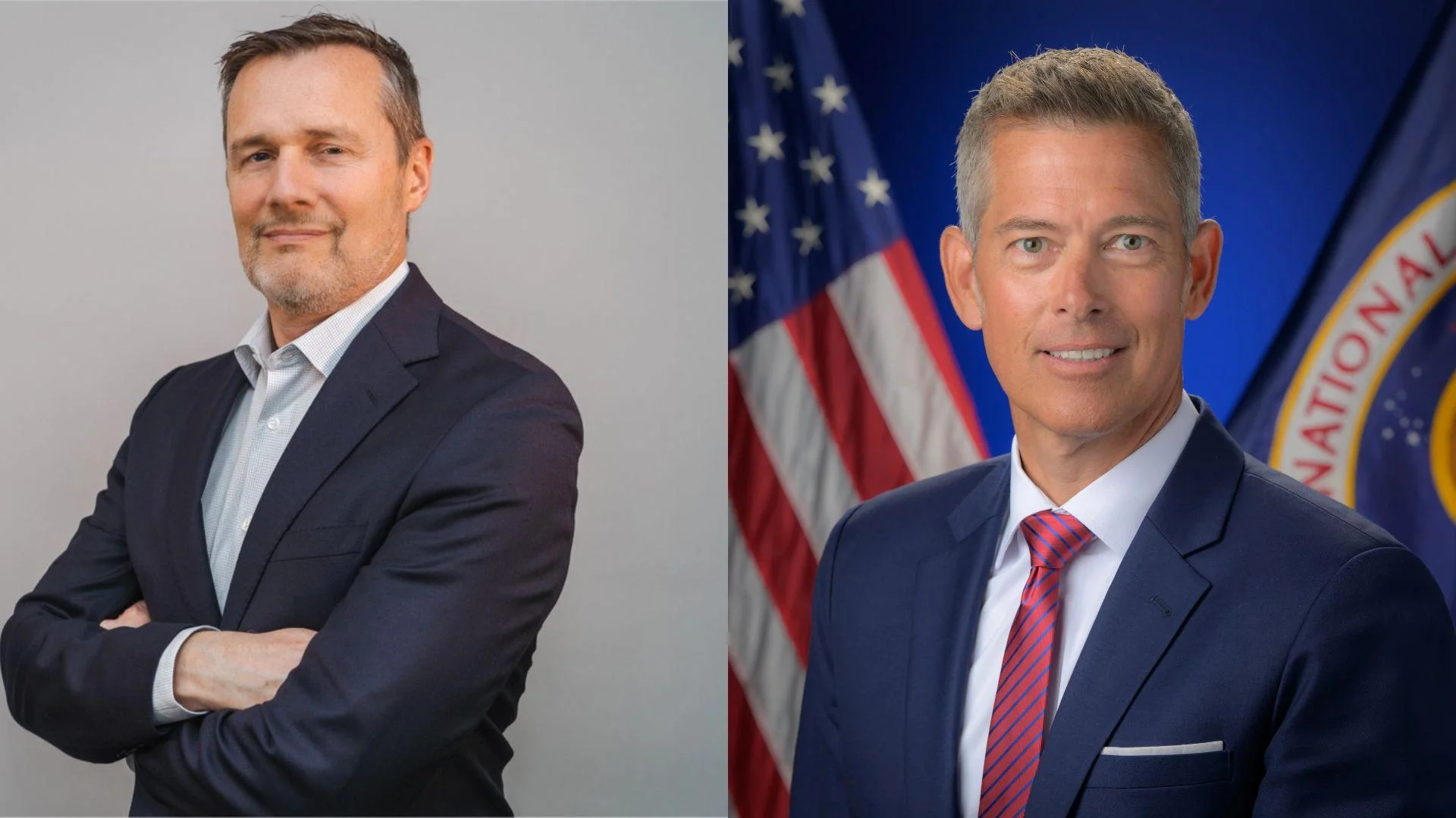 Roger Harris, President of Amtrak (Left) and Sean Duffy, U.S. Transportation Secretary (Right)