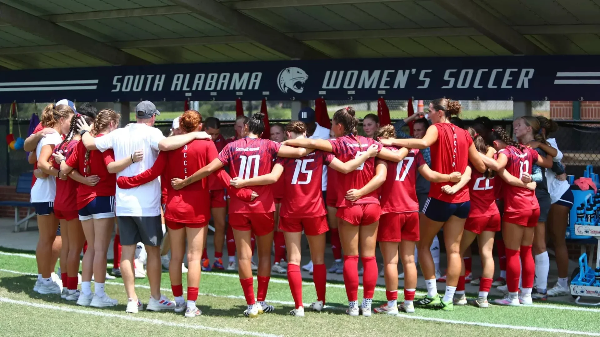 South Alabama’s women’s soccer team - University of South Alabama