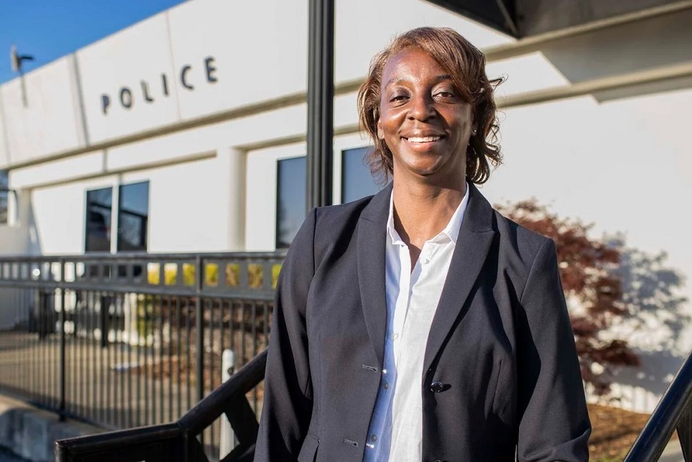 Swearing-In Ceremony for incoming Talladega Police Chief Diane Thomas on April 25 Swearing-In Ceremony for incoming Talladega Police Chief Diane Thomas on April 25