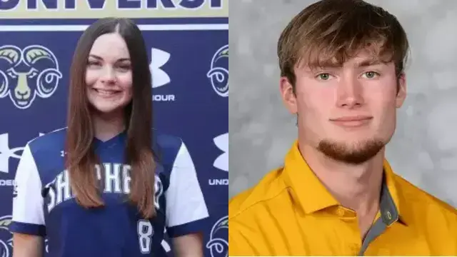 Which former North Shenandoah News area high school standouts will be in action on Friday, April 11?