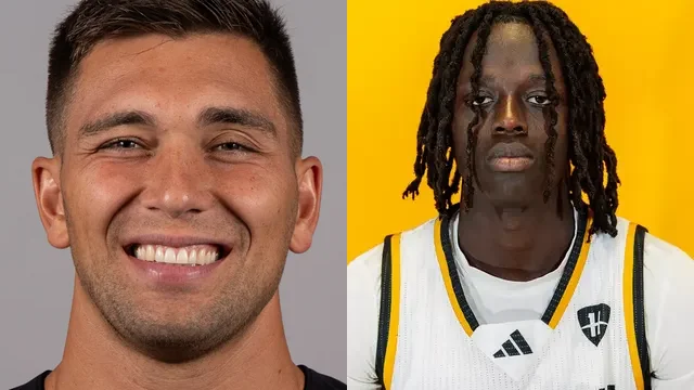 Kaden Elliss and JJ Apathjang