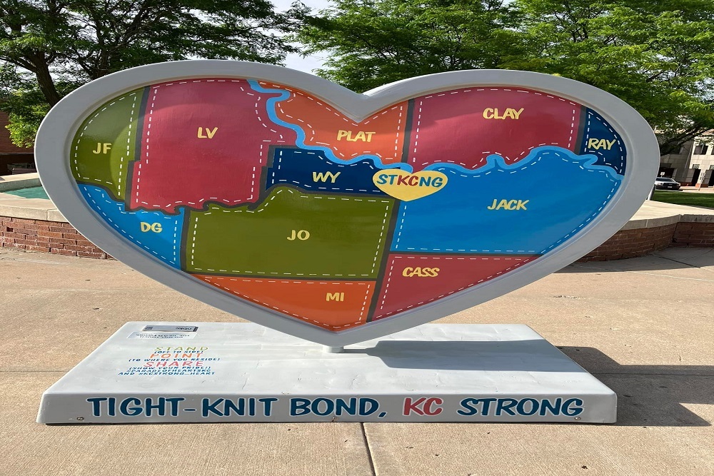 Clay County, Missouri Government – KC Strong Heart in Downtown Liberty