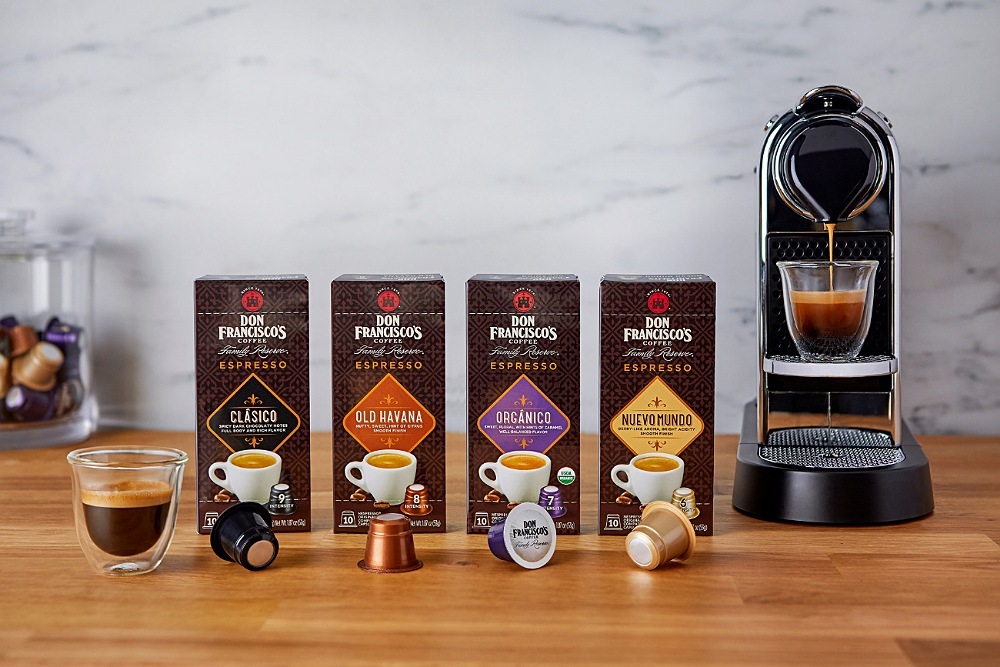 DON FRANCISCO’S COFFEE: Launches Nespresso Compatible Espresso Capsules