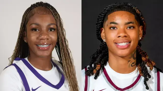 Jazlyn Johnson and Aniya Palmer