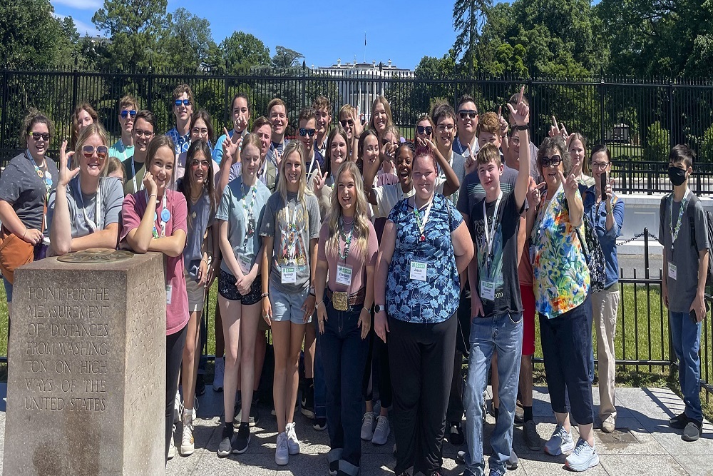 Oklahoma State University Okfuskee Extension 4-H’ers Learn About Government, History in Washington, D.C.