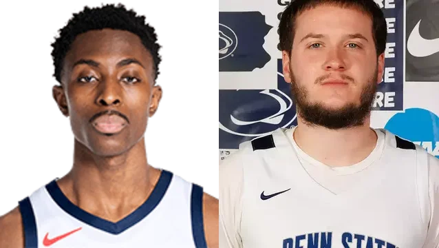 Which former high school stars from Lebanon County area will be in action for the week of Monday, Feb. 9?