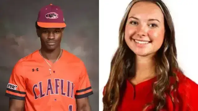 Which former North Triangle News area high school standouts will be in action on Sunday, April 6?