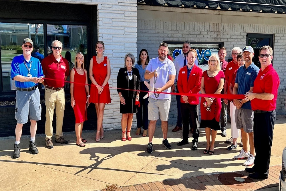 Grove Area Chamber of Commerce Ribbon Cutting Realtor Brandon C. Bowers Butler Real Estate, Inc.