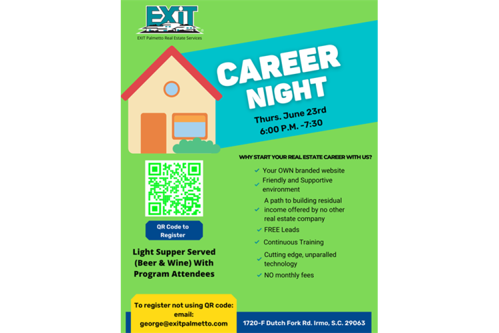 EXIT Palmetto Real Estate Career Night