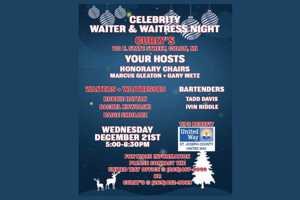 Curly’s Celebrity Waiter and Waitress Night