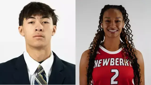 Chris Komin and Leigha Harris