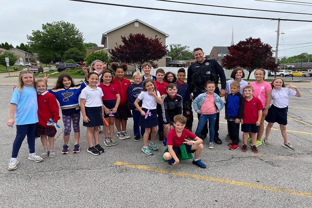 Maryland Heights Police Department – Officer Waldroup and K9 Bax