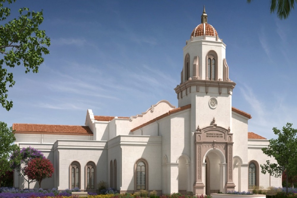 A New Rendering of the Yorba Linda California Temple Is Released