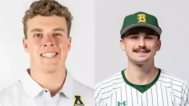 Which former Montgomery News area high school standouts will be in action on Sunday, April 27?