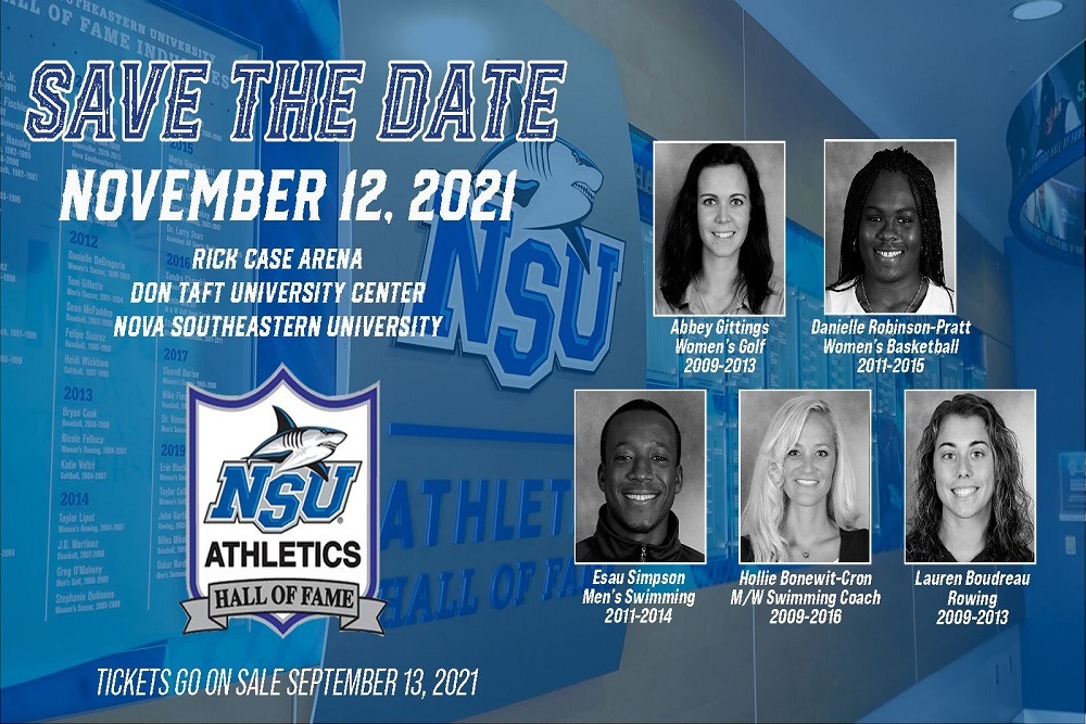NSU Department of Athletics Announces 2021 Athletics Hall of Fame Class