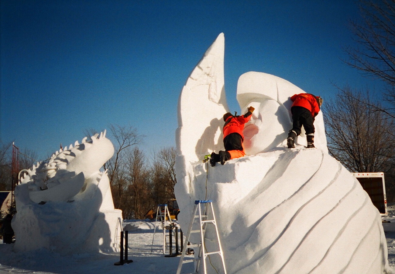 Snow Sculpture Competition on December 27 Snow Sculpture Competition on December 27