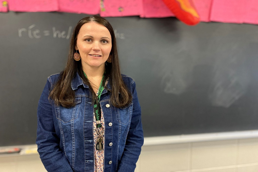 Please join us in congratulating Yorktown High School Spanish teacher Ginger Thompson, recipient of Ball Brothers Foundation’s Excellence in Teaching Award Please join us in congratulating Yorktown High School Spanish teacher Ginger Thompson, recipient of Ball Brothers Foundation’s Excellence in Teaching Award