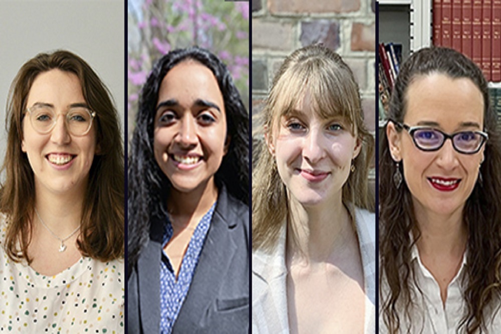Four graduate students honored with Sanderson Awards for Excellence in Undergraduate Mentoring